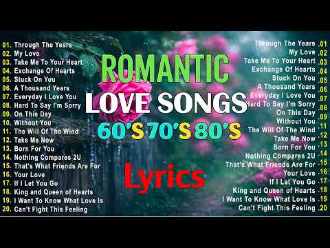 Greatest 80s 90s Love Songs Throwback 💖 Lyrics Romantic Old Love Songs Playlist 💕