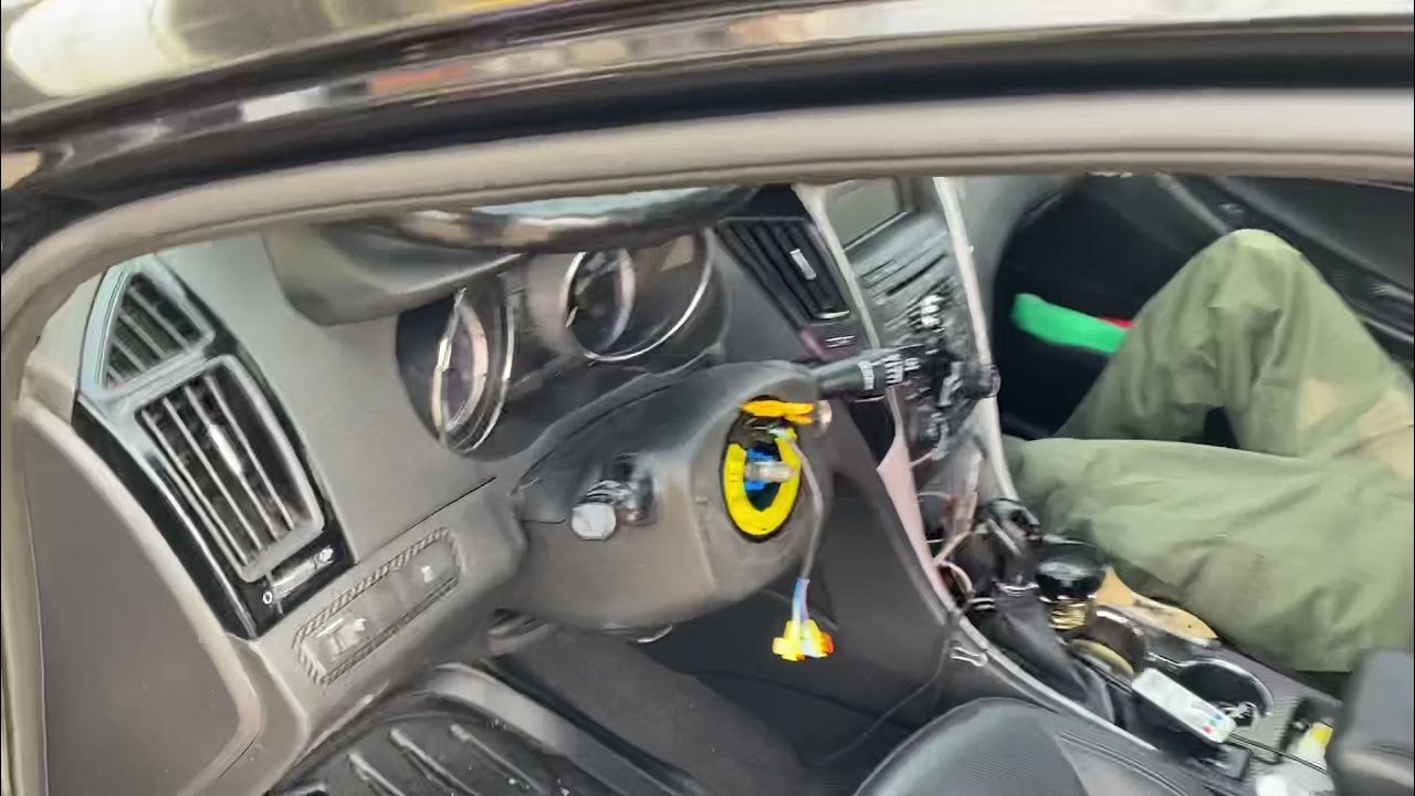 2011 Hyundai Sonata Clock Spring Replacement Part 1 - YouTube