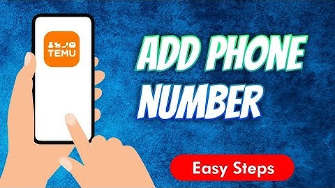How To Add Phone Number In Temu Shopping App | Add Phone Number In Temu App | Temu Shopping