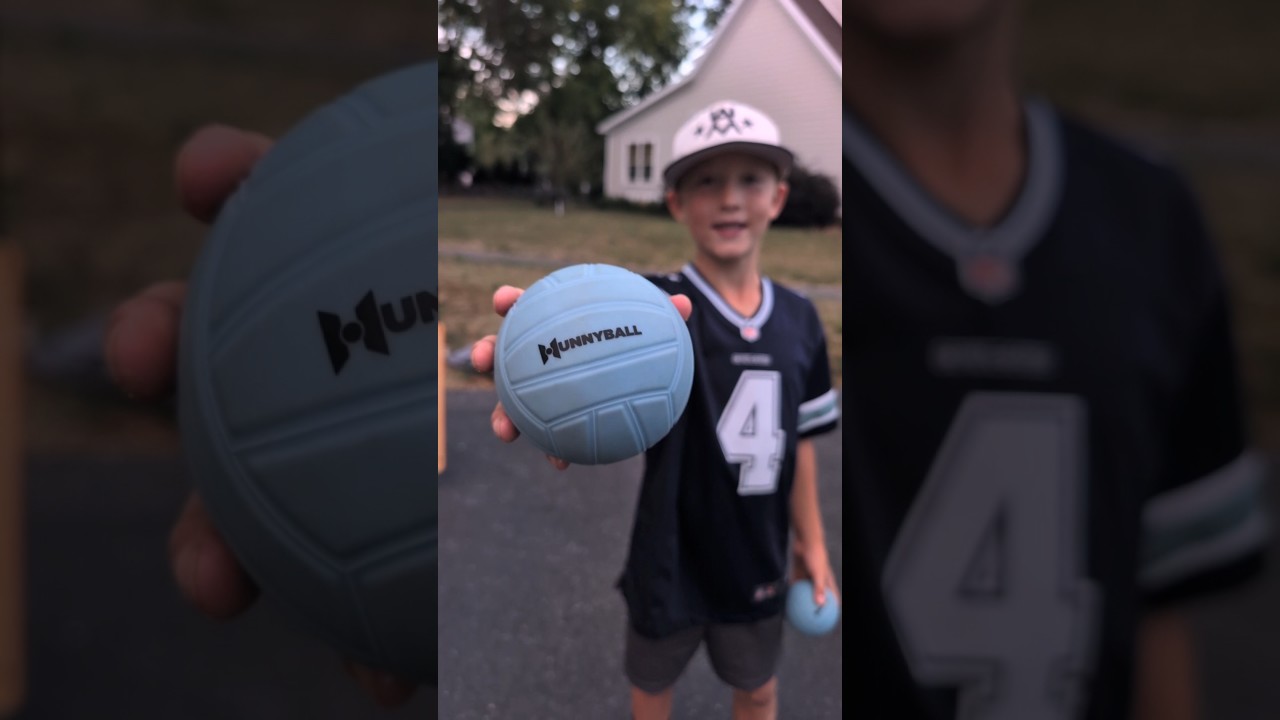 A great tool for kids to work on hand eye coordination - Hunnyball!