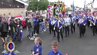 Ballymena Protestant Boys FB @ Cloughfern Young Conquerors FB 50th Anniversary Parade 19/08/23