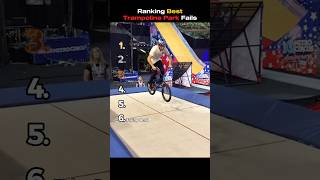 Ranking Best Trampoline Park Fails #shorts