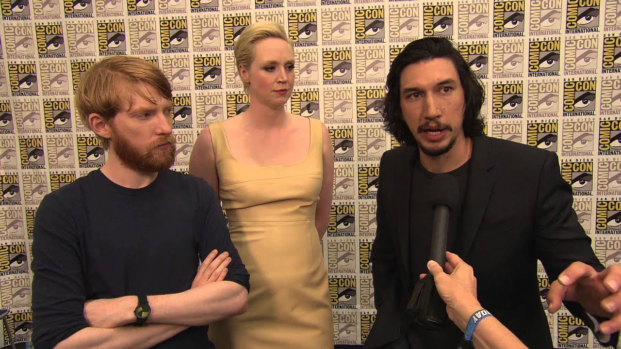 Star Wars The Force Awakens Interviews Domnhall Gleeson, Gwendoline