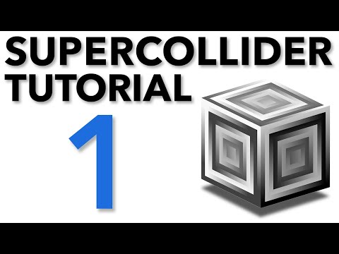 SuperCollider Tutorial: 1. Navigating the Environment