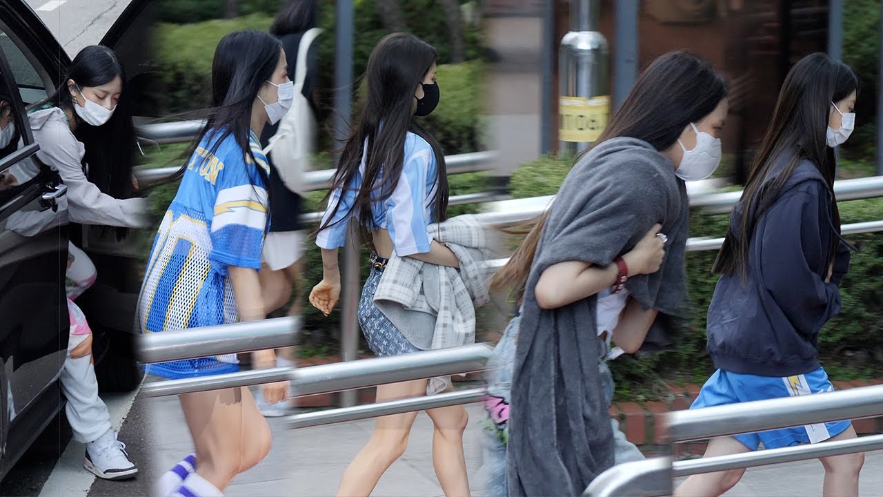 220805 뉴진스 (NewJeans) 'Attention' 데뷔 뮤직뱅크 출근길 직캠｜Spinel