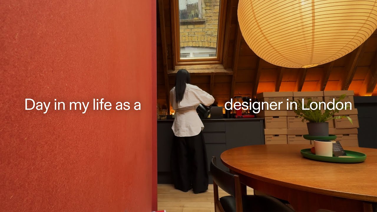 Day in my life as a designer in London | My 9 to 6, work from home and Halloween | Vlog