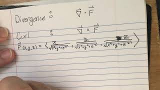 Math 261 Chapter 16 Divergence and Curl
