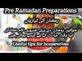 Pre Ramadan Preparations 2025 | Fridge Cleaning | Meal planing | Time saving tips for Housewives