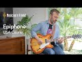 Epiphone USA Casino Hollowbody Electric Guitar Demo - All Playing, No Talking