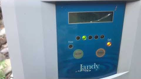Jandy EI Salt Water Pool System Monitor Explanation