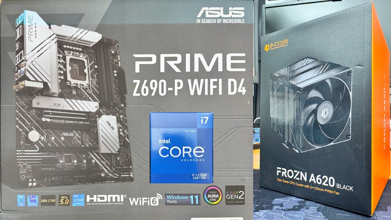 中文版] Intel Z690 i7 12700K PC 组装- YouTube
