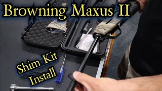 BROWNING MAXUS 2 - Adjusting Drop and Cast