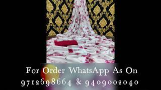 Soft Satin Silk Japan Crape Saree Collection|| Latest Design Of Pure Satin Saree Wholesale Price screenshot 3
