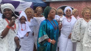 See How Ooni of Ife’s Queens Shut Down Olori Mariam’s Twins Naming Ceremony at the Palace