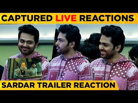 Sardar Official Trailer Reaction Kerala - Karthi, RaashiiKhanna | GV Prakash Kumar | P.S Mithran