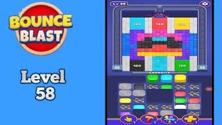 Bounce blast level  58 solution and walkthrough for Gameplay 