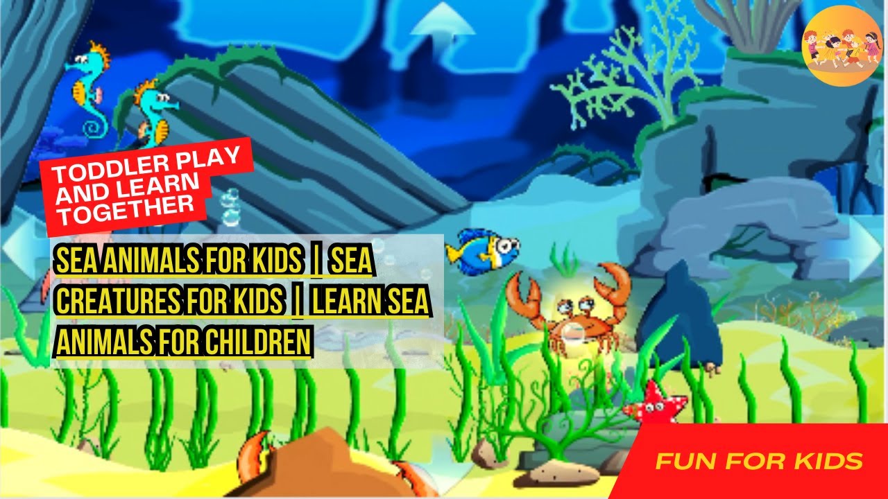 Sea Animals for Kids | Sea Creatures for Kids | Learn Sea Animals for ...