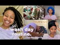 UPDATED LOC WASH DAY ROUTINE *new products,  rope twists styling*