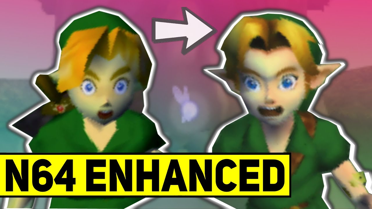 Legend of Zelda Nintendo 64 mod game links Ocarina of Time, Majora's Mask