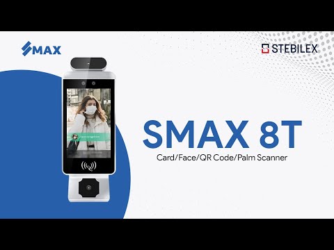 SMAX 8T | Card, Face, QR Code & Palm Scanner | Stebilex | Dubai | UAE #securitysystems #stebelix
