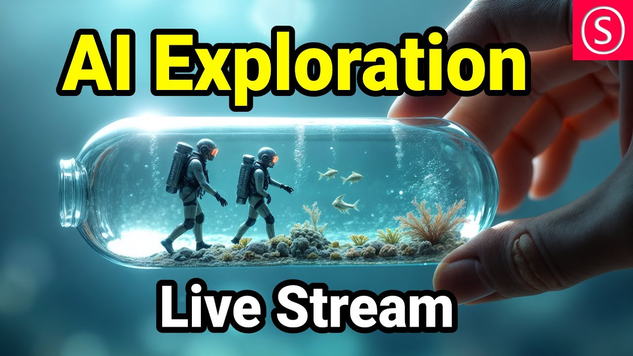 AI EXPLORATION  – Live Stream – Join me & Have Fun