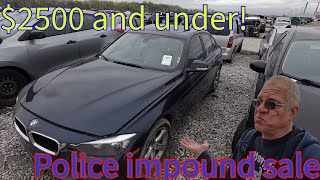 Looking for cars under $2500 at the impound lot