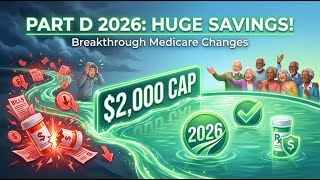 Medicare Part D 2026 Changes | Lower Costs, Better Coverage & $2,000 Cap