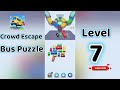 Crowd Escape Bus Puzzle Level 7 Walkthrough 🚍 | Complete Solution & Gameplay | Go Answer