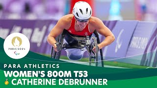 Catherine Debrunner 🥇 Adds Another Gold In Women's 800m T53 Final 🇨🇭at #Paris2024 screenshot 3