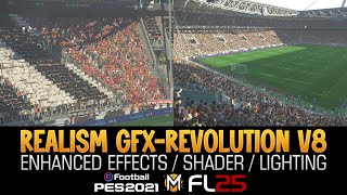 MOD GFX REVOLUTION de GRÁFICOS &amp; COLORES ➠ PES 2021 &amp; FOOTBALL LIFE 25