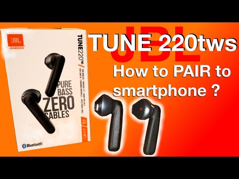 How to PAIR the TUNE 220tws wireless earbuds with your smartphone