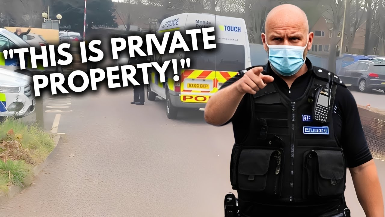 «Британские полицейские пытаются запретить съёмку на частной территории… Но аудитор УНИЧТОЖАЕТ их...