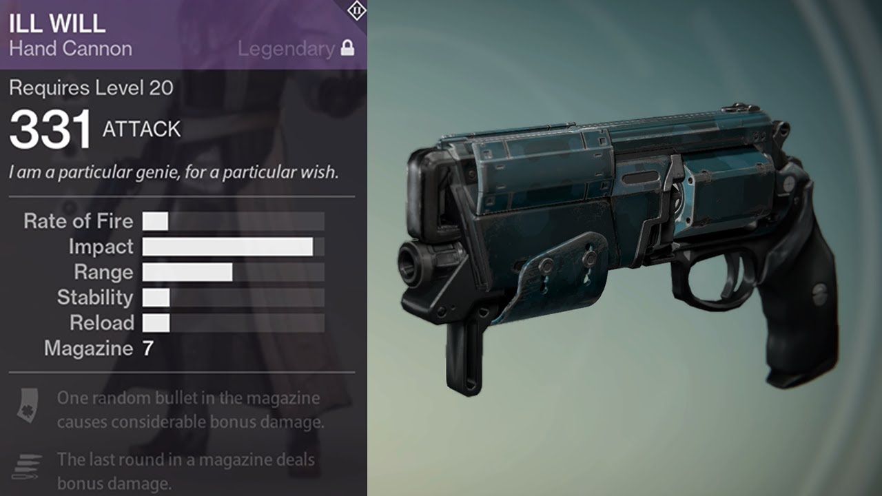 Destiny Year 3: God Roll Handcannon?