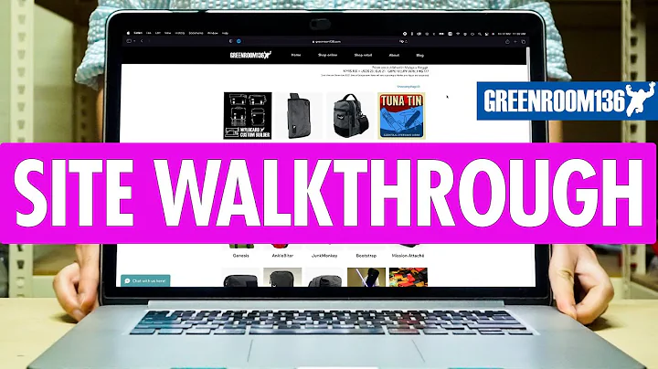 What happens when you make an order at Greenroom136? | Website walkthrough