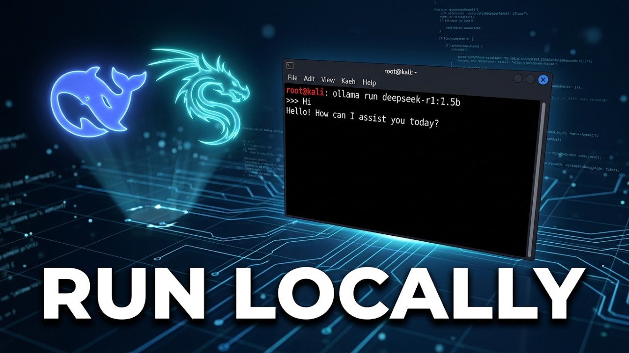 How to Run DeepSeek R1 1.5B Locally on Kali Linux (2026) | Ollama - YouTube