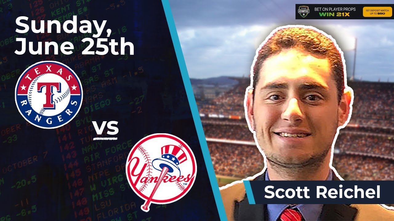 Free MLB Betting Pick Texas Rangers vs. New York Yankees, 6/25/2023