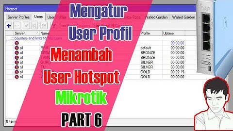 Cara Mengatur User Profil dan Menambah User Hotspot di Mikrotik || PART 6