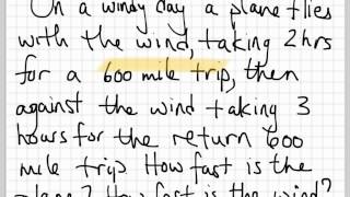Intermediate Algebra - Systems 4 - Word Problems