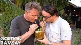 Gordon Ramsay Makes A Laos-Inspired Piña Colada