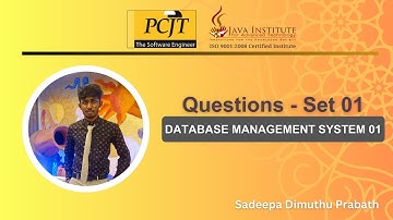 DBMS Question Set 01 | Database Management System | Java Institute | Sadeepa Dimuthu Prabath