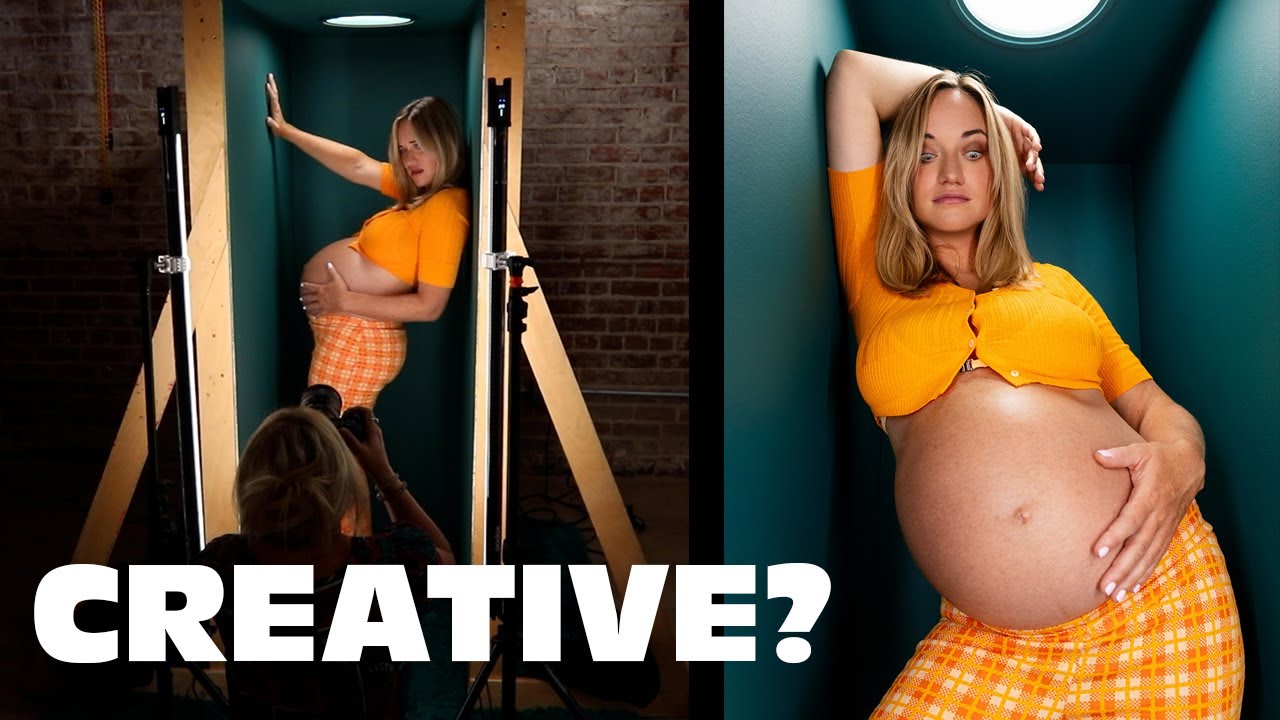 Creative Maternity Photoshoot | Behind the Scenes of a Conceptual Studio Shoot
