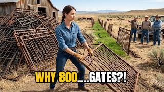 They Laughed When She Hauled 800 Abandoned Gates to a Dying Ranch… Until It Turned Green