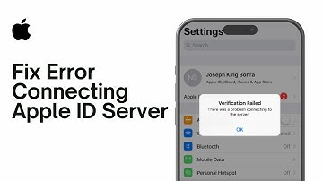 How to Fix There was an error connecting to the Apple ID server (2024)
