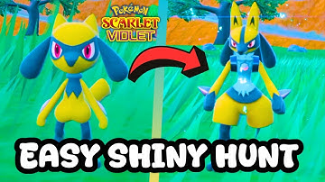 How to Get SHINY Riolu & Lucario EASY in Pokémon Scarlet and Violet