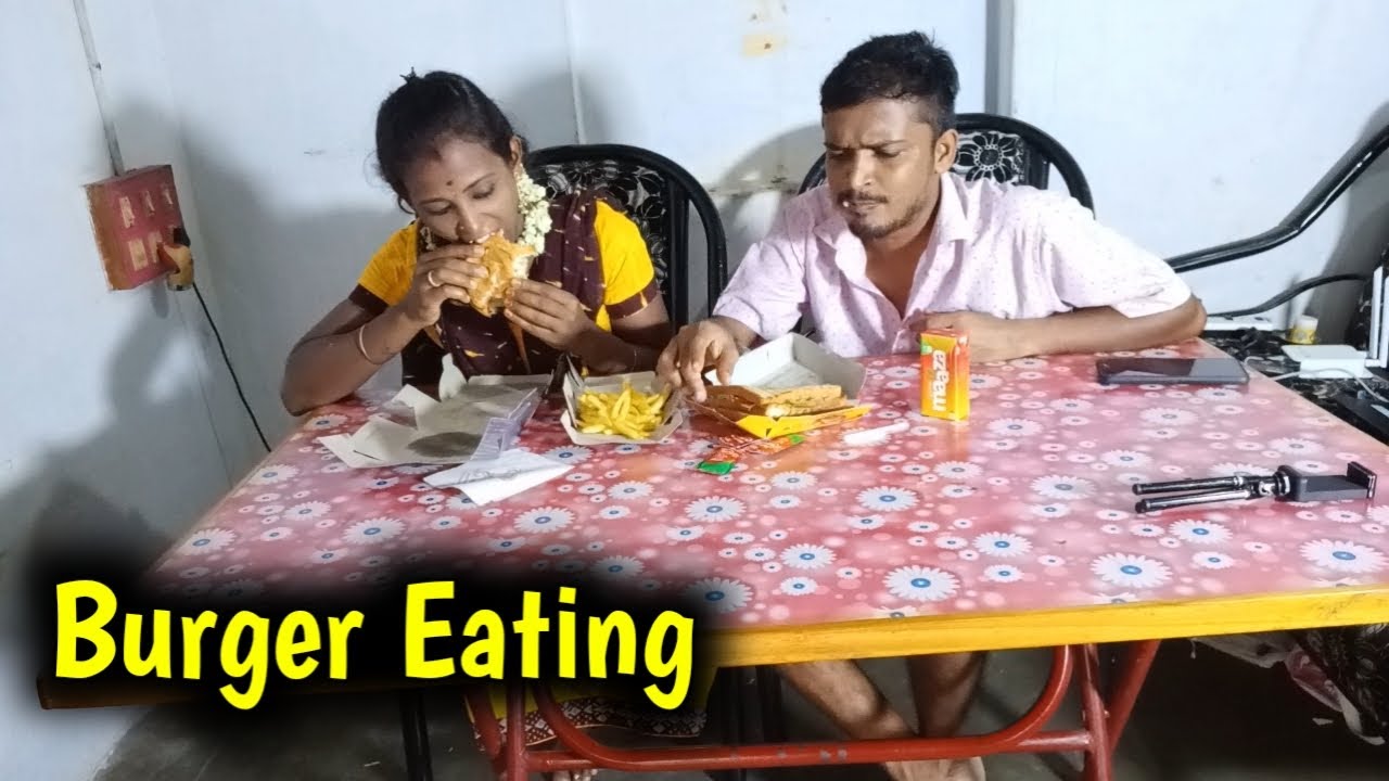 First Time Burger Eating | Tamil | Selva Vlogs