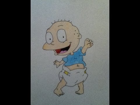 speed-drawing-tommy-pickles-from-rugrats