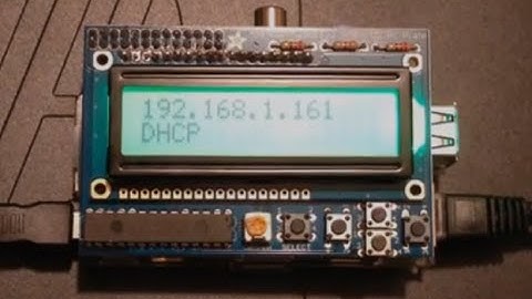Raspberry Pi, IP Interface Menu, for Adafruit LCD Plate.