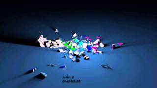 Cinema 4D Animation - Shattering Tumblr Logo
