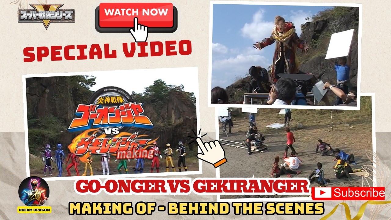 Making Film | Engine Sentai GoOnger vs GekiRanger