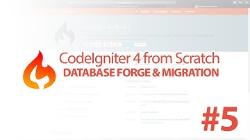 #5 Database Forge dan Migration - CodeIgniter 4 from Scratch